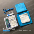 Kit de changement de pansement chirurgical médical jetable